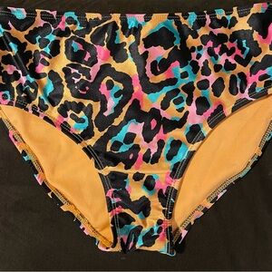 NWT, Big Girls Cheetah Print Bikini Bottom